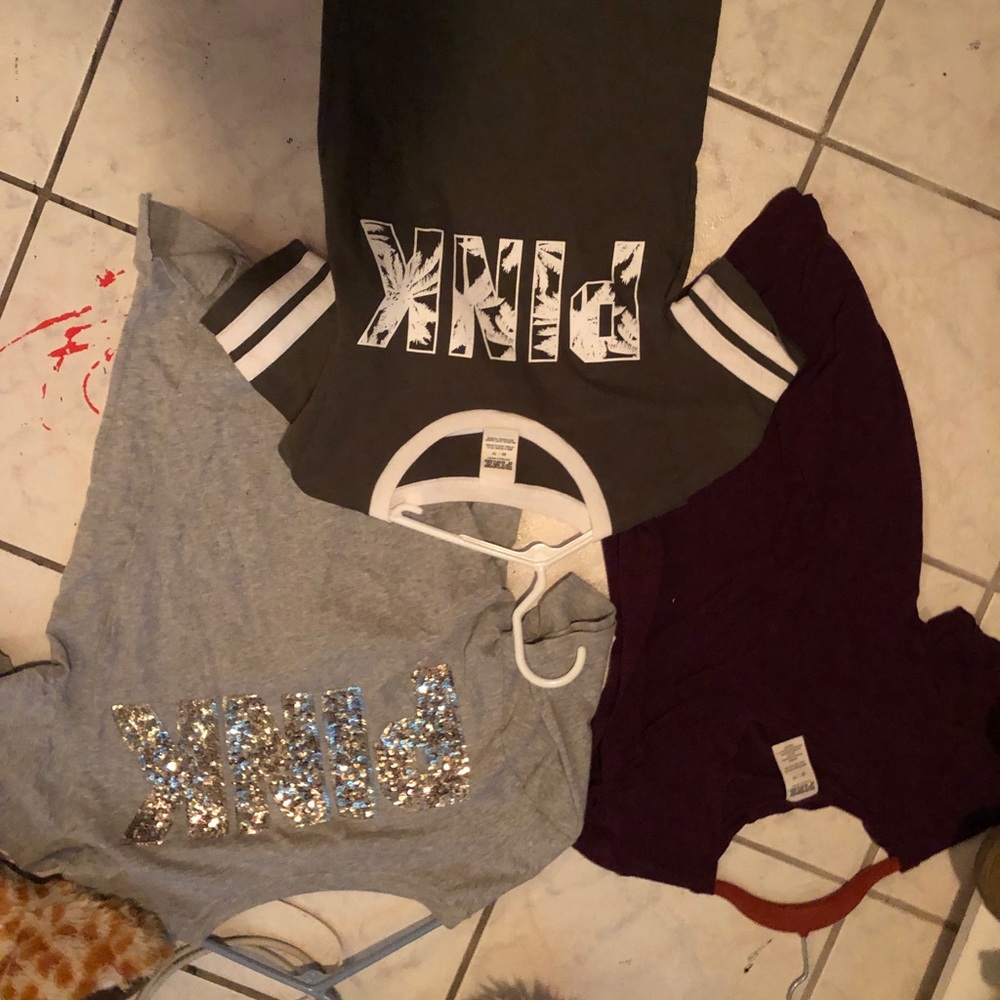 3 PINK T-shirts